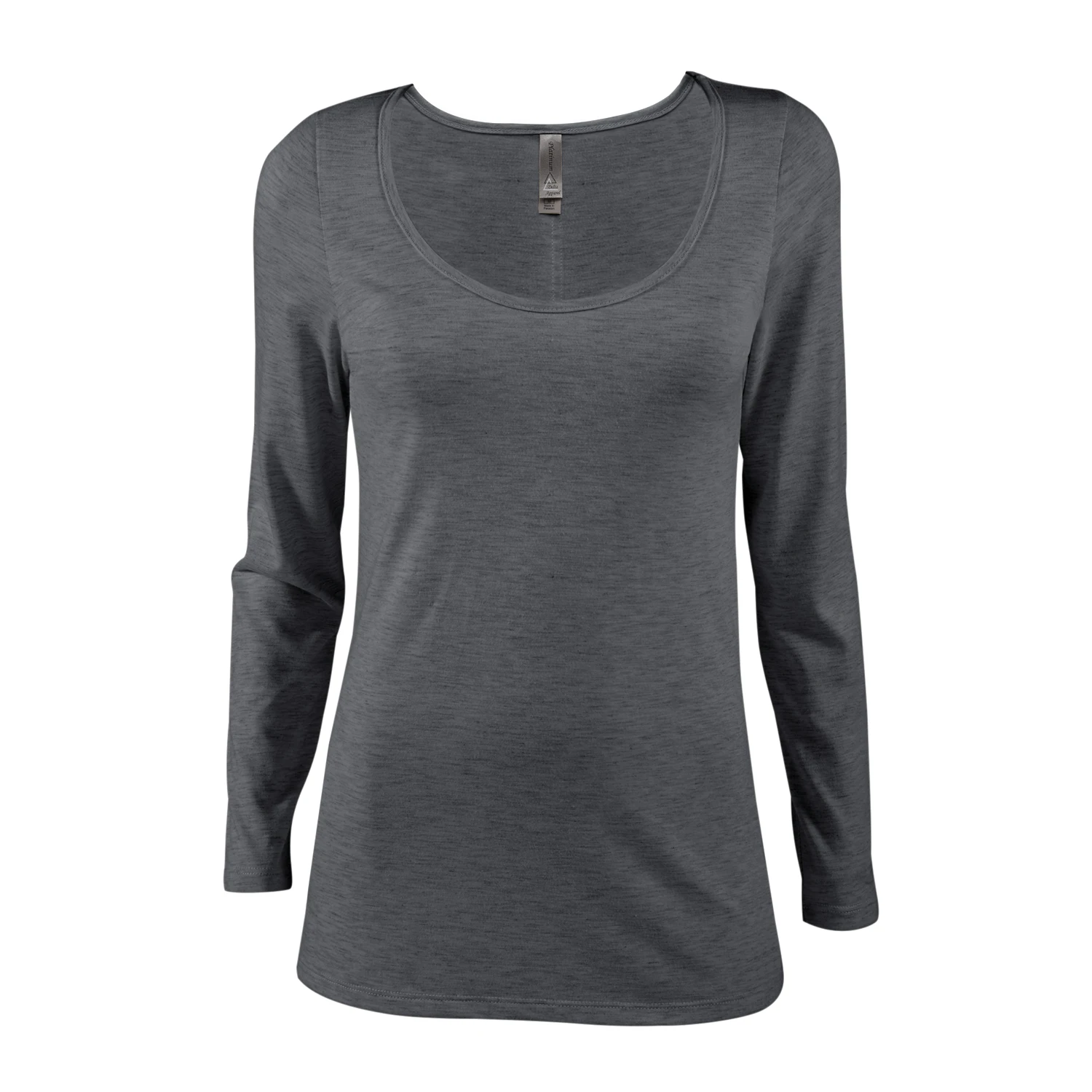 Platinum Ladies Tri-Blend Long Sleeve Scoop Neck Tee 4 Platinum Ladies Tri-Blend Long Sleeve Scoop Neck Tee - Image 2