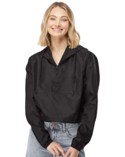 Women's Lightweight Pullover Crop Windbreaker -Jiffyshirts Sales Store a3694fb07e04c6