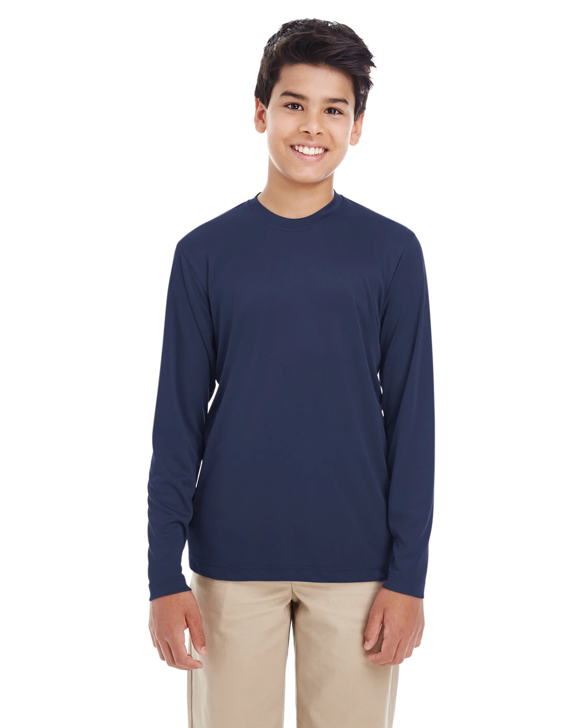 Youth Unisex Cool & Dry Performance Long-Sleeve Top 12 Youth Unisex Cool & Dry Performance Long-Sleeve Top - Image 10