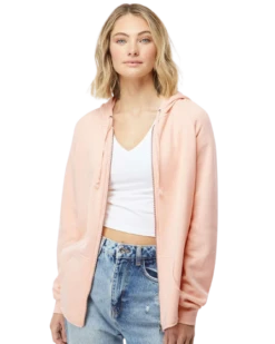 Women's California Wave Wash Full-Zip Hooded Sweatshirt -Jiffyshirts Sales Store a3f8230a37d830