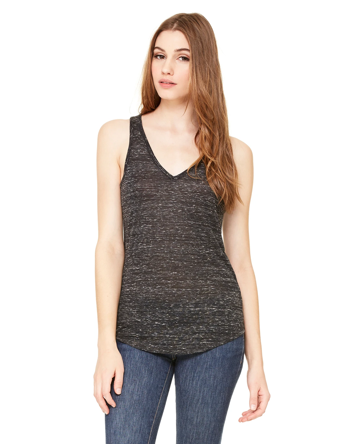 Ladies' Flowy V-Neck Tank 8 Ladies' Flowy V-Neck Tank - Image 6