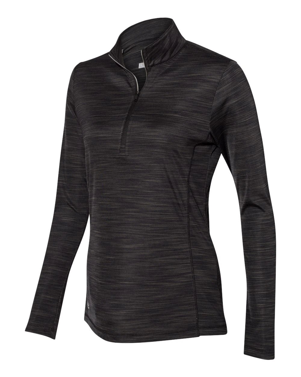 ADIDAS Women's Lightweight Melange Quarter-Zip Pullover 4 ADIDAS Women's Lightweight Melange Quarter-Zip Pullover - Image 2