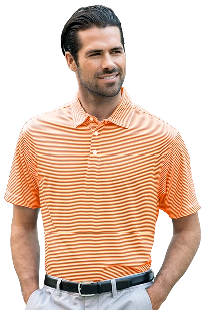 Pro Tonal Micro-Stripe Polo 8 Pro Tonal Micro-Stripe Polo - Image 6
