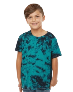 Youth Unisex Crystal Tie Dye T-Shirt -Jiffyshirts Sales Store a532326a70d914