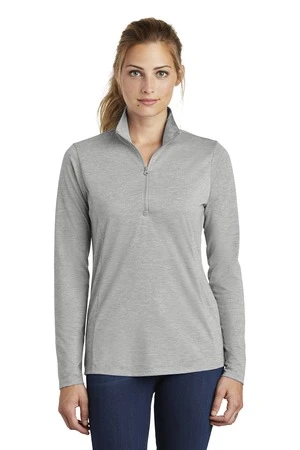 Ladies PosiCharge Tri-Blend Wicking 1/4-Zip Pullover 8 Ladies PosiCharge Tri-Blend Wicking 1/4-Zip Pullover - Image 6