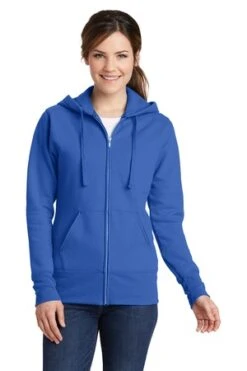 Ladies Core Fleece Full-Zip Hooded Sweatshirt -Jiffyshirts Sales Store a6aad1ffa4b08a