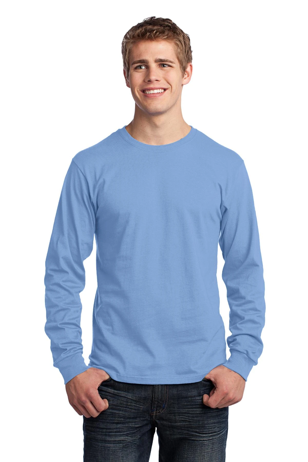 Unisex Long Sleeve Core Cotton Tee 6 Unisex Long Sleeve Core Cotton Tee - Image 4