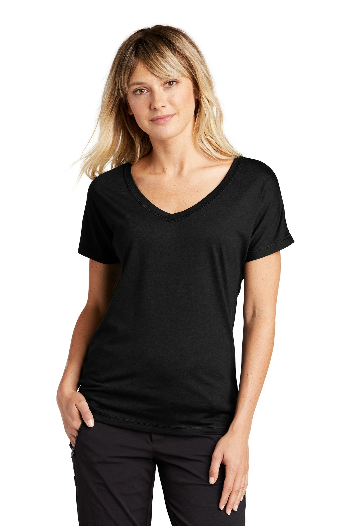 Ladies PosiCharge Tri-Blend Wicking Dolman Tee 3 Ladies PosiCharge Tri-Blend Wicking Dolman Tee