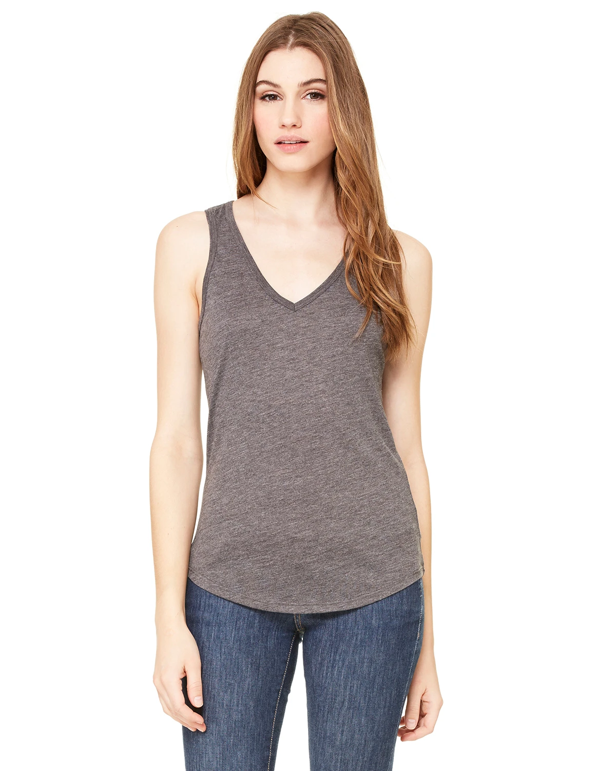 Ladies' Flowy V-Neck Tank 13 Ladies' Flowy V-Neck Tank - Image 11
