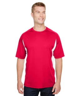 Men's Cooling Performance Color Blocked T-Shirt -Jiffyshirts Sales Store a7c89157a095d9