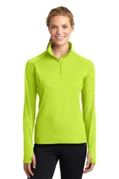 Ladies Sport-Wick Stretch 1/2-Zip Pullover -Jiffyshirts Sales Store a83312090e4f5b