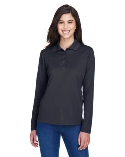 Ladies' Pinnacle Performance Long-Sleeve Piqué Polo 18 Ladies' Pinnacle Performance Long-Sleeve Piqué Polo -Jiffyshirts Sales Store a8b30686b23387