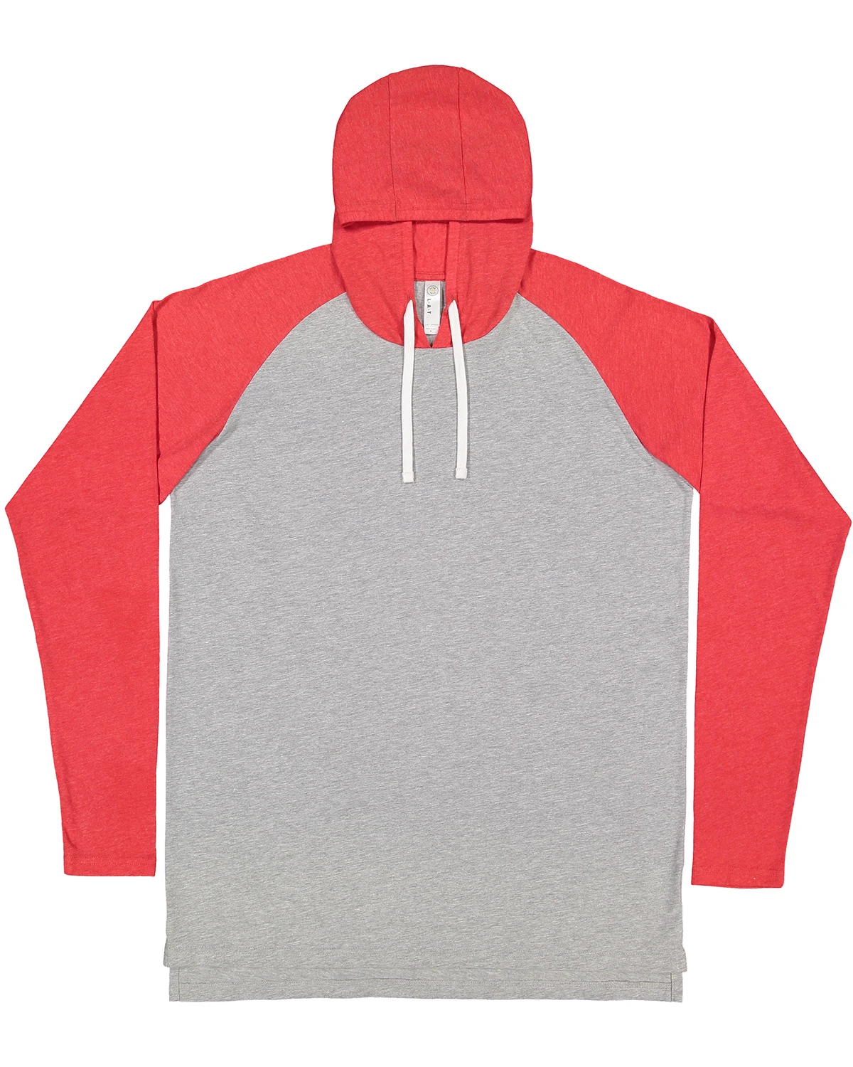 Men's Hooded Raglan Long Sleeve Fine Jersey T-Shirt 9 Men's Hooded Raglan Long Sleeve Fine Jersey T-Shirt - Image 7