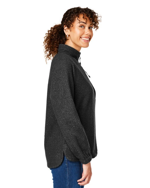 Ladies' Aura Sweater Fleece Quarter-Zip 4 Ladies' Aura Sweater Fleece Quarter-Zip - Image 2