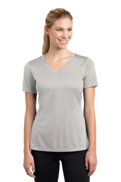 Ladies PosiCharge Competitor V-Neck Tee -Jiffyshirts Sales Store a92f780214b90c