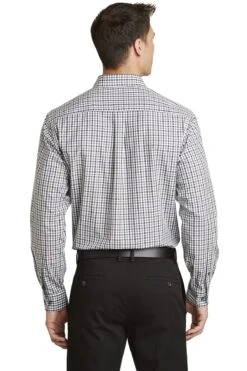 Long Sleeve Gingham Easy Care Shirt -Jiffyshirts Sales Store a93e82c3a4ceb0