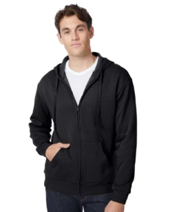 Adult Unisex Easy Eco-Fleece Go-To Full-Zip Hoodie