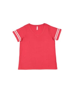Ladies' Curvy Football T-Shirt 17 Ladies' Curvy Football T-Shirt -Jiffyshirts Sales Store aa068de45adf07