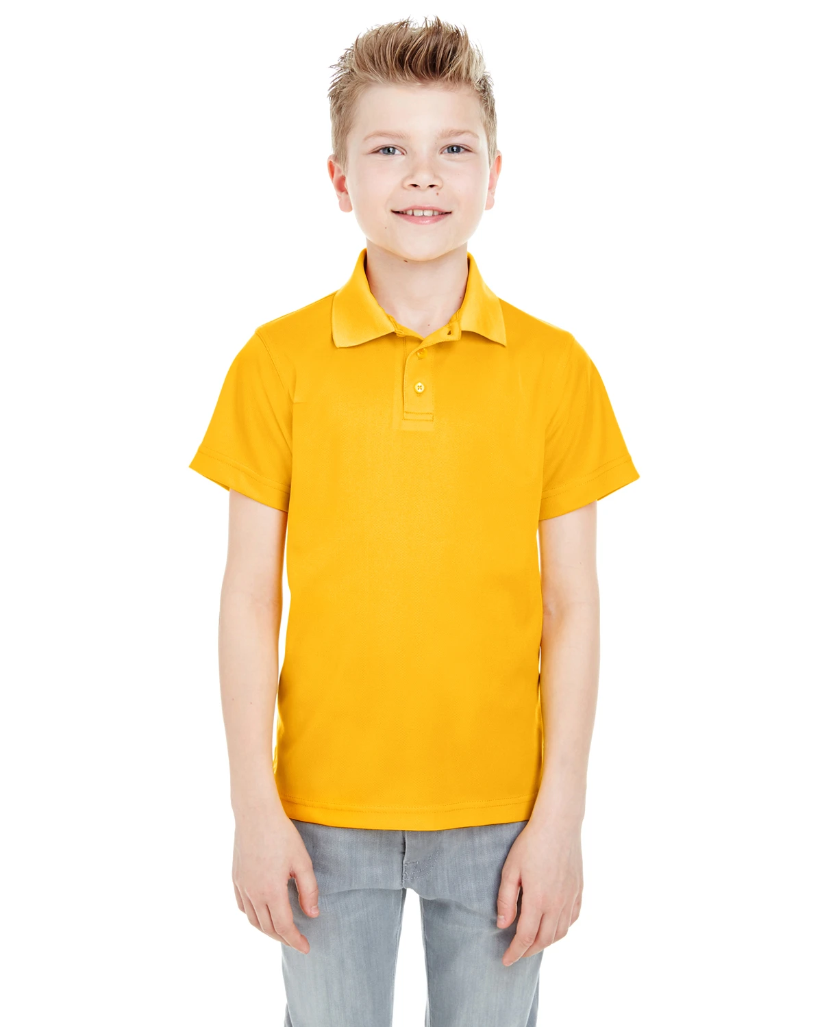 Youth Unisex Cool & Dry Mesh Piqué Polo 8 Youth Unisex Cool & Dry Mesh Piqué Polo - Image 6