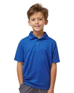 Paragon Youth Unisex Solid Mesh Polo