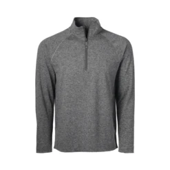 Men's Mélange Quarter Zip -Jiffyshirts Sales Store aaee423dd9c103