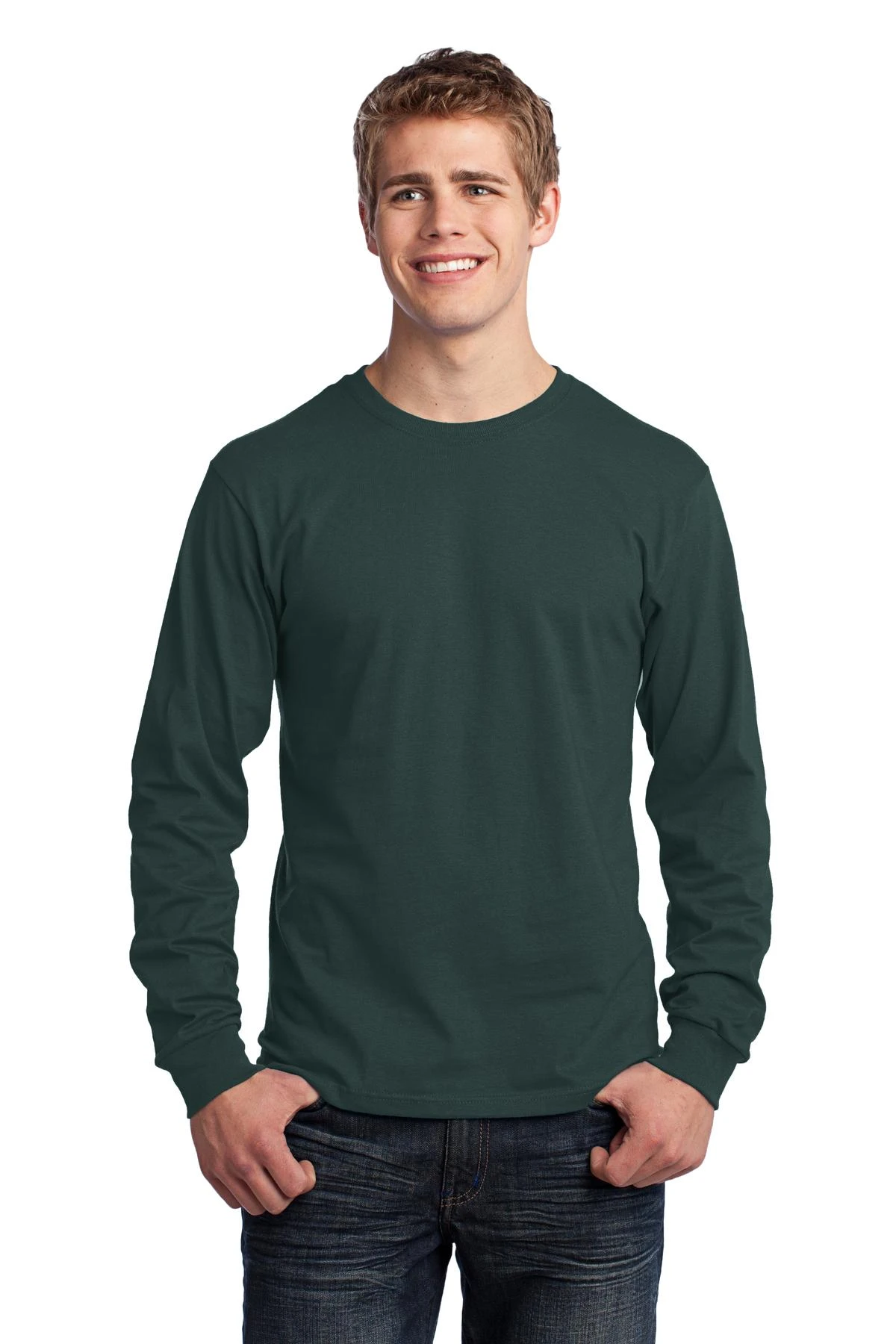 Unisex Long Sleeve Core Cotton Tee 21 Unisex Long Sleeve Core Cotton Tee - Image 19