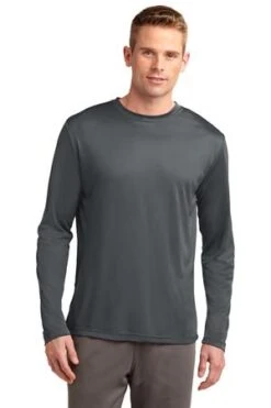 Tall Long Sleeve PosiCharge Competitor Tee -Jiffyshirts Sales Store abf8db3d30f4f1