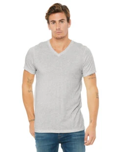 Unisex Triblend V-Neck T-Shirt -Jiffyshirts Sales Store ac61805512a518
