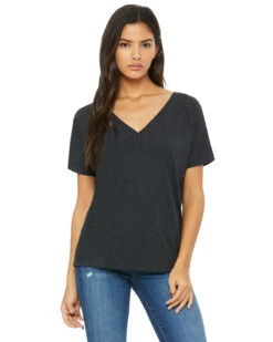 Ladies' Slouchy V-Neck T-Shirt -Jiffyshirts Sales Store accad2b020f0dd