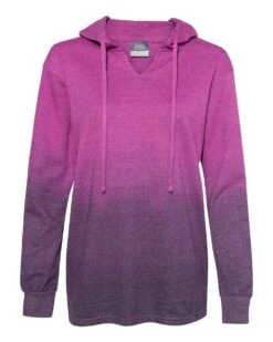 Women's French Terry Ombré Hooded Sweatshirt -Jiffyshirts Sales Store acea45b1739730