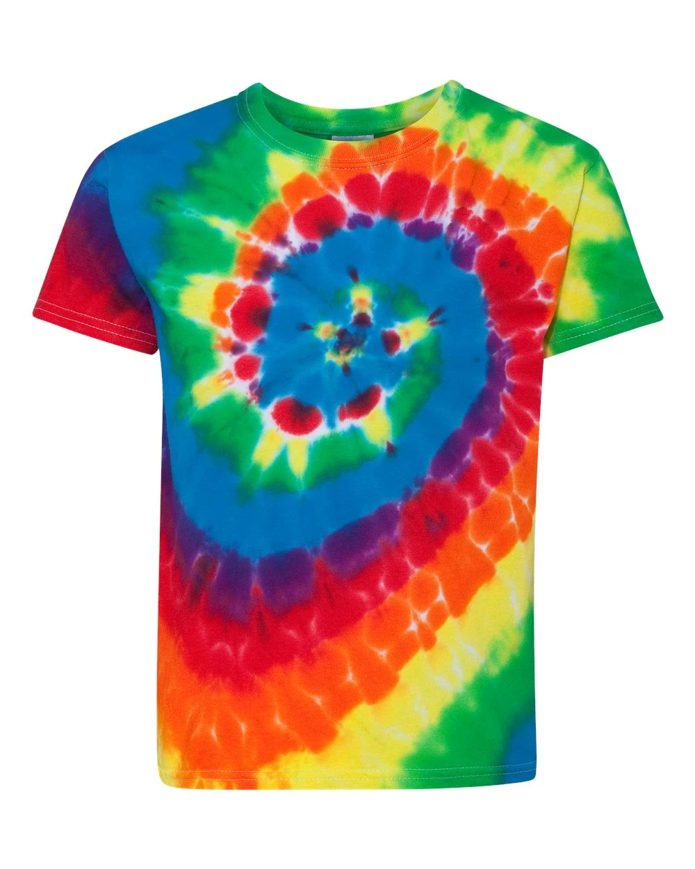 Youth Unisex Multi-Color Spiral T-Shirt 3 Youth Unisex Multi-Color Spiral T-Shirt