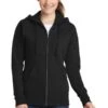 Ladies Core Fleece Full-Zip Hooded Sweatshirt