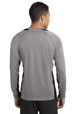 Unisex Long Sleeve Heather Colorblock Contender Tee -Jiffyshirts Sales Store ad46cce9e64100