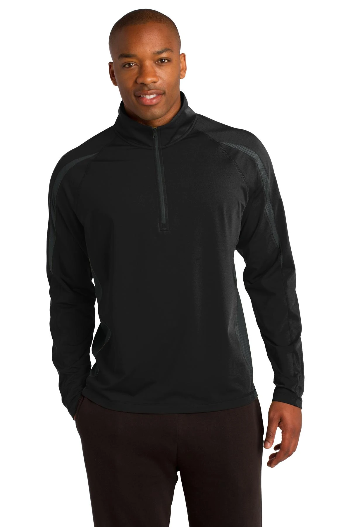 Sport-Wick Stretch 1/2-Zip Colorblock Pullover 3 Sport-Wick Stretch 1/2-Zip Colorblock Pullover