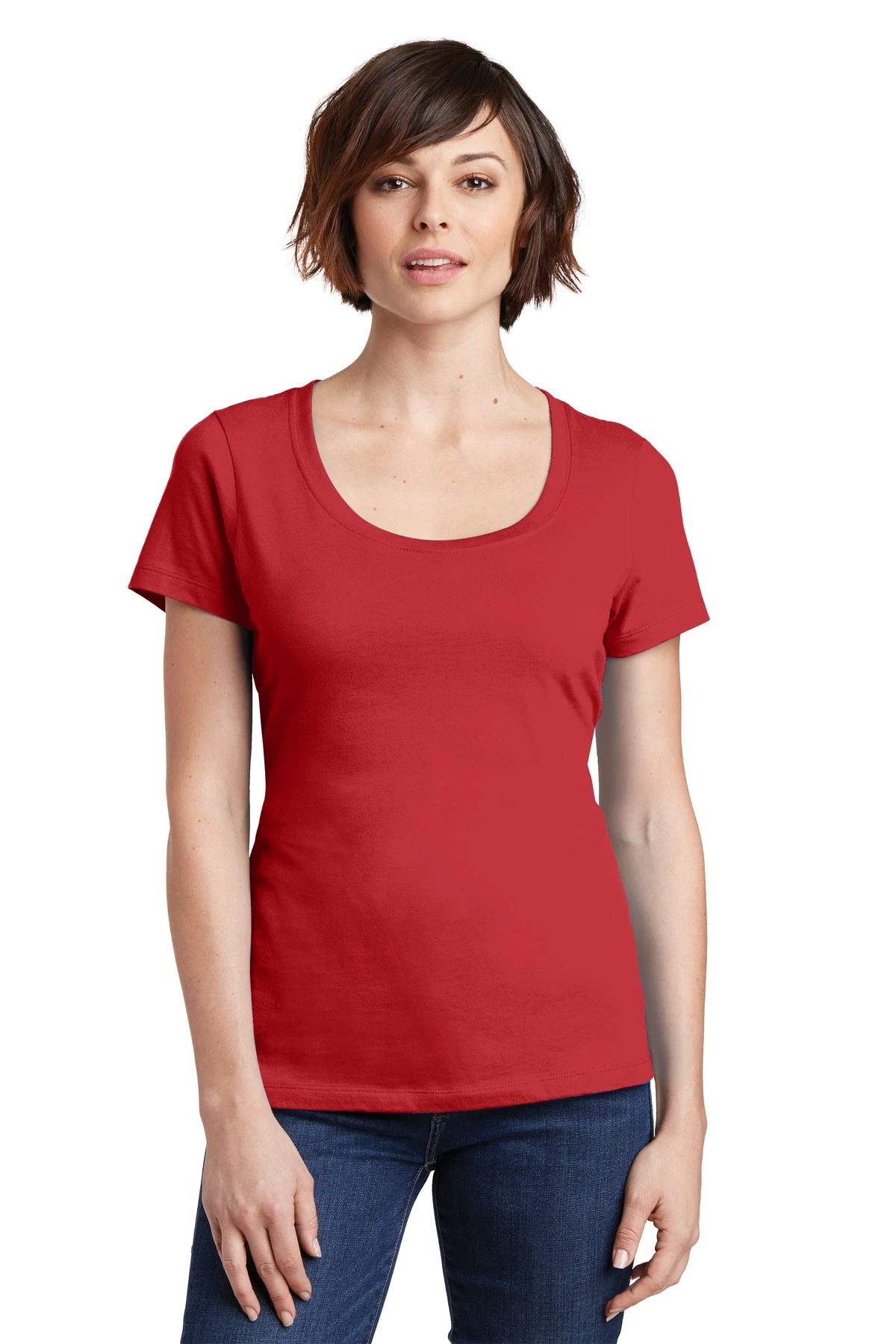 District Ladies' Perfect Weight Scoop Tee 13 District Ladies' Perfect Weight Scoop Tee - Image 11