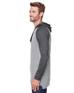 Men's Hooded Raglan Long Sleeve Fine Jersey T-Shirt 15 Men's Hooded Raglan Long Sleeve Fine Jersey T-Shirt -Jiffyshirts Sales Store b03a3445b2314b