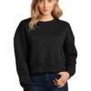 District Ladies' Perfect Weight Fleece Cropped Crew -Jiffyshirts Sales Store b06d13d1c30cd5