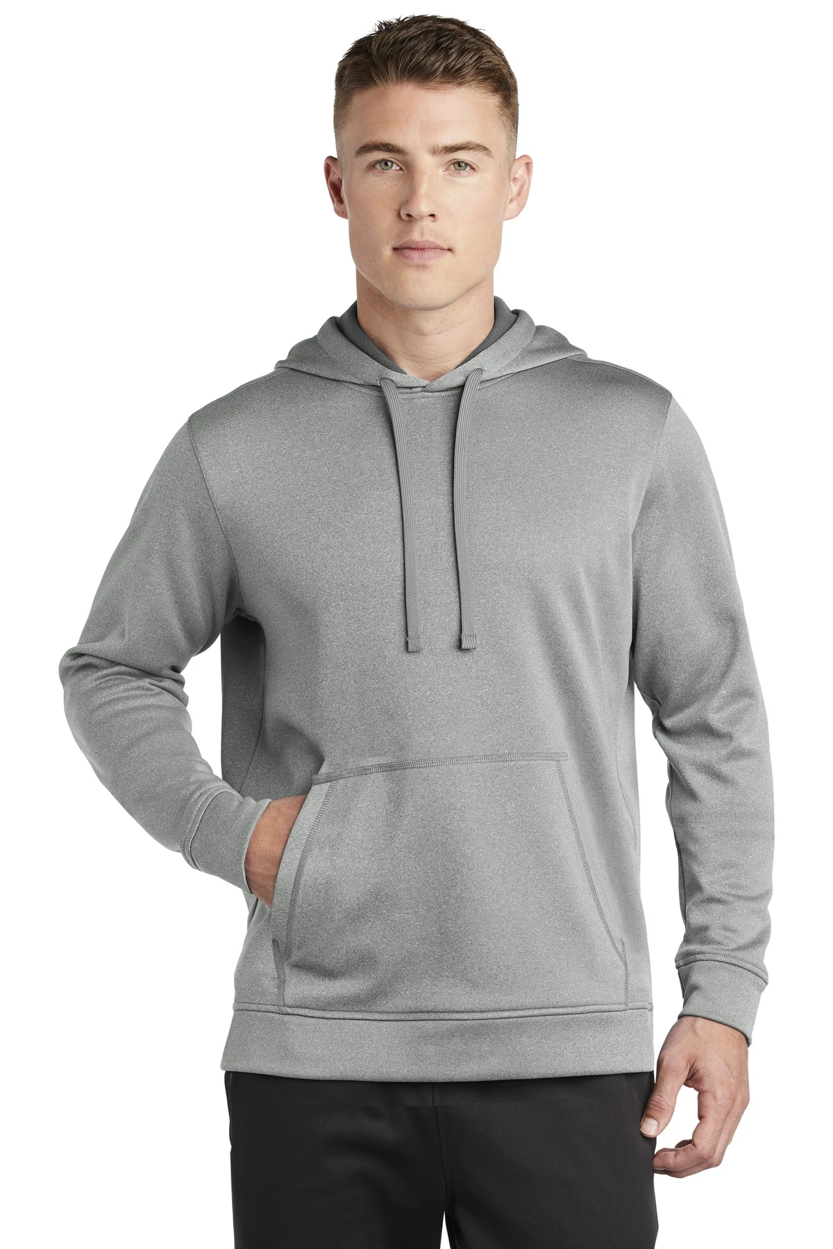 PosiCharge Sport-Wick Heather Fleece Hooded Pullover 3 PosiCharge Sport-Wick Heather Fleece Hooded Pullover
