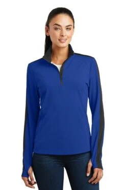 Ladies Sport-Wick Textured Colorblock 1/4-Zip Pullover 17 Ladies Sport-Wick Textured Colorblock 1/4-Zip Pullover -Jiffyshirts Sales Store b07f273637a6d2