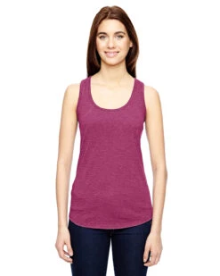 Anvil Ladies' Triblend Racerback Tank -Jiffyshirts Sales Store b09cd444190d0b
