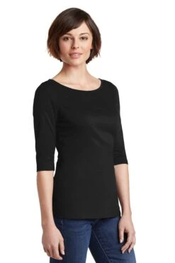 District Ladies' Perfect Weight 3/4-Sleeve Tee -Jiffyshirts Sales Store b0eb4489263a72