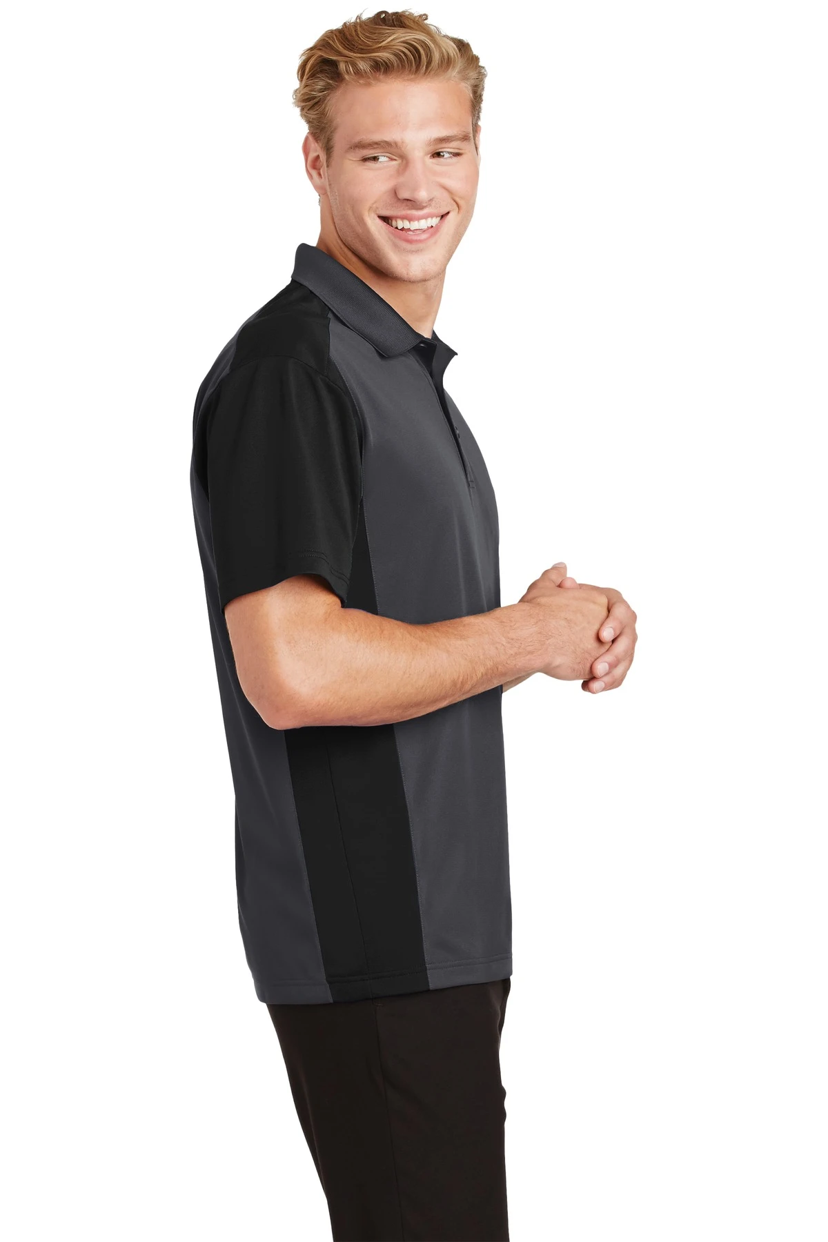 Men's Colorblock Micropique Sport-Wick Polo 5 Men's Colorblock Micropique Sport-Wick Polo - Image 3