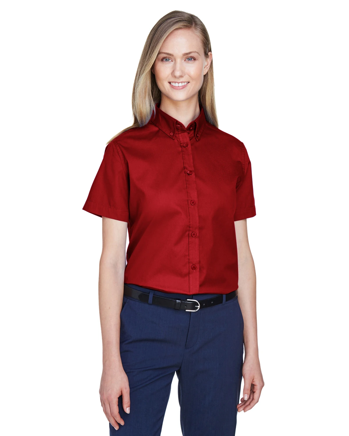 Ladies' Optimum Short-Sleeve Twill Shirt 9 Ladies' Optimum Short-Sleeve Twill Shirt - Image 7