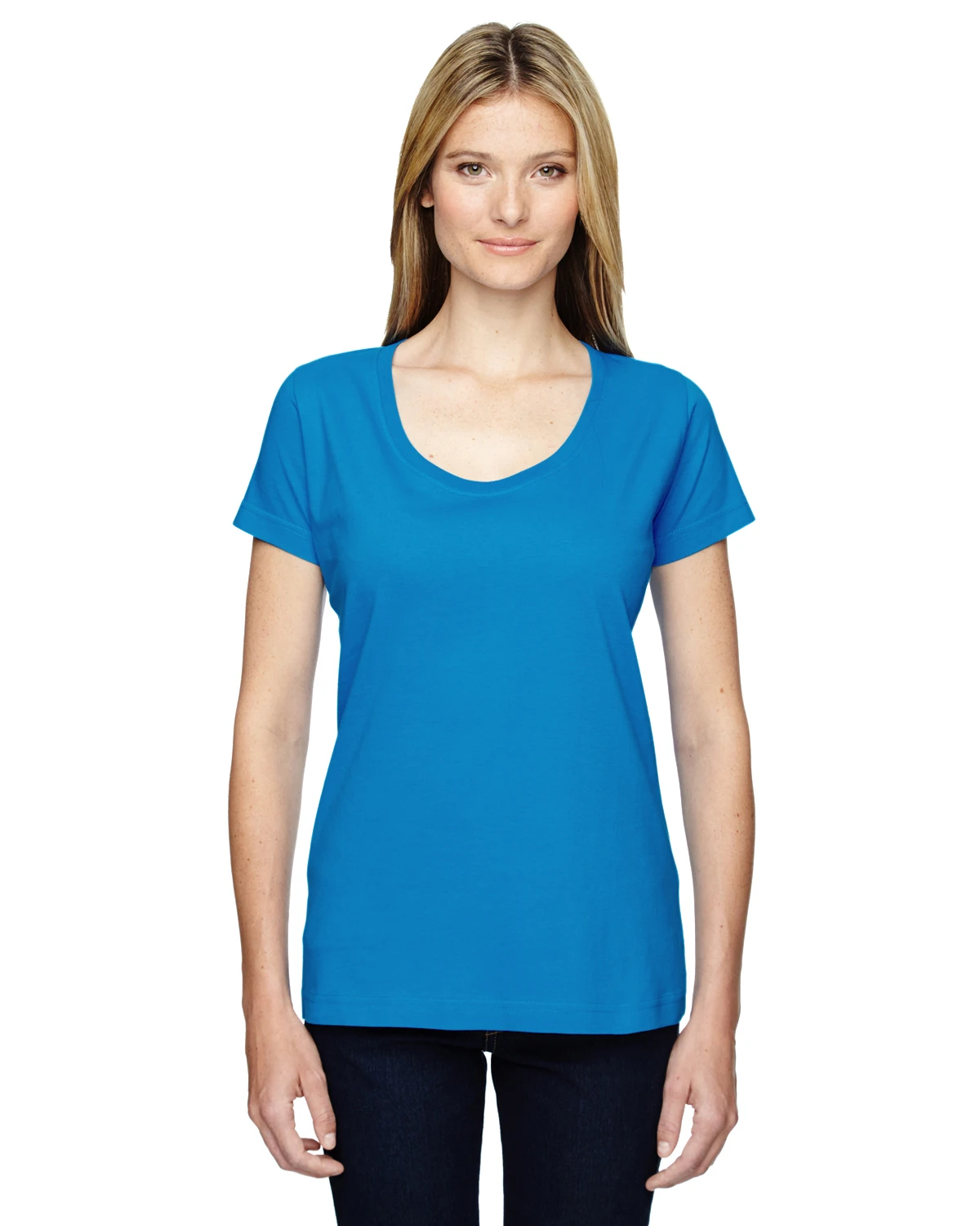 Ladies'' Scoop Neck T-Shirt 7 Ladies'' Scoop Neck T-Shirt - Image 5