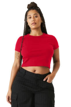 Ladies' Micro Ribbed Baby Tee 19 Ladies' Micro Ribbed Baby Tee -Jiffyshirts Sales Store b25a19af579109