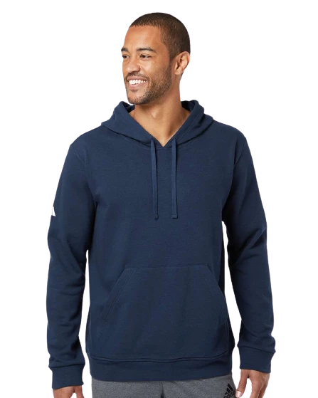 ADIDAS Unisex Fleece Hooded Sweatshirt 3 ADIDAS Unisex Fleece Hooded Sweatshirt