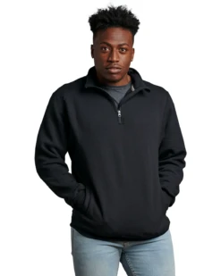 Russell Athletic Unisex Dri Power® Quarter-Zip Cadet Collar Sweatshirt 17 Russell Athletic Unisex Dri Power® Quarter-Zip Cadet Collar Sweatshirt -Jiffyshirts Sales Store b3178b59a09374