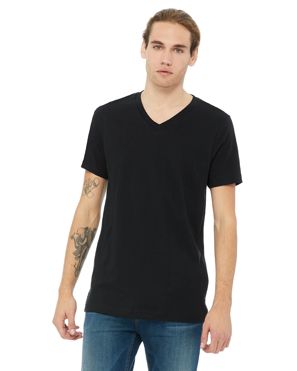 Unisex Jersey Short-Sleeve V-Neck T-Shirt 14 Unisex Jersey Short-Sleeve V-Neck T-Shirt - Image 12