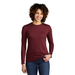 Women's Tri-Blend Long Sleeve Tee 23 Women's Tri-Blend Long Sleeve Tee -Jiffyshirts Sales Store b39e9d2c6fe63b