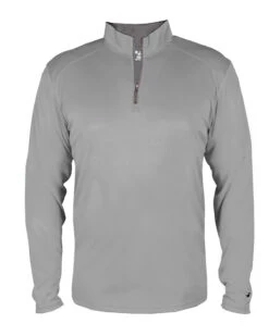 BADGER Unisex B-Core Quarter-Zip Pullover -Jiffyshirts Sales Store b3c43bb5b94bdf